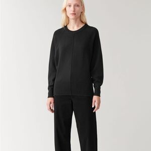 COS Knitted Cotton-Yak Sweater